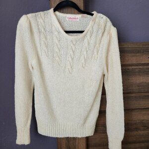 Vintage Cottagecore Grandmacore Sweater Womens Medium Size 40 vintage collection